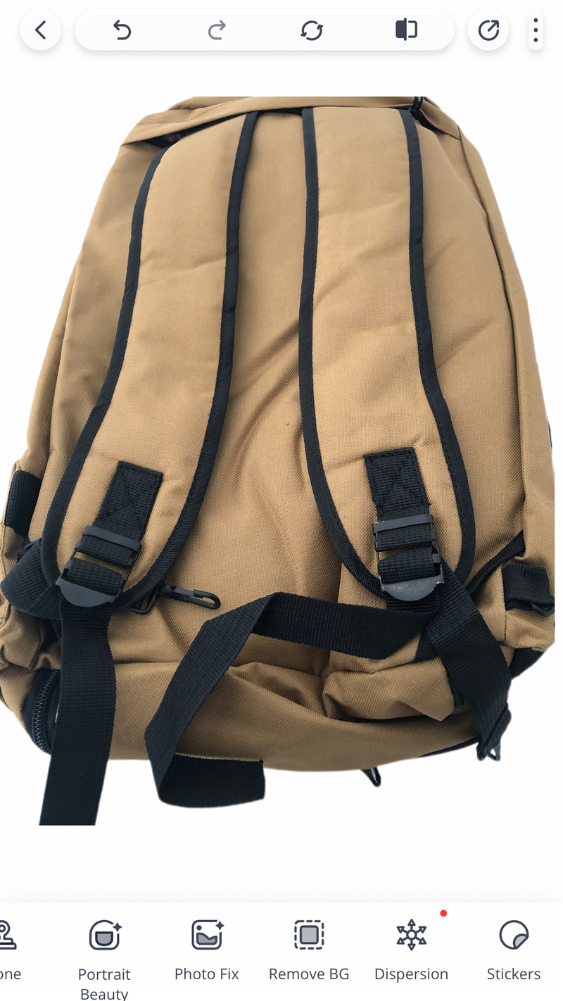 CARVE1 Sports- Advantage Ones Gym/Backpack Bag- Dark Beige